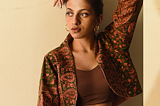 Love in Fall ~ Handwoven - Wool Crop Jacket