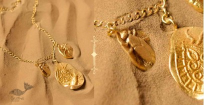 Ottone ✡ Necklace ✡ Fossil Charm - 1 ✡ 44
