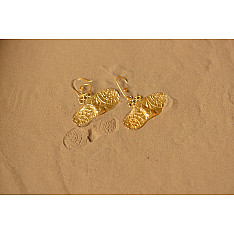 Ottone ✡ Earring ✡ Fossil Dangler - 5 ✡ 12