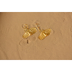 Ottone ✡ Earring ✡ Fossil Dangler - 5 ✡ 12