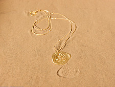 Ottone ✡ Necklace ✡ Fossil Pendent S - 2 ✡ 31