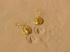 Ottone ✡ Earring ✡ Fossil Dangler - 3 ✡ 10