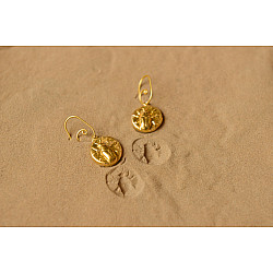Ottone ✡ Earring ✡ Fossil Dangler - 3 ✡ 10