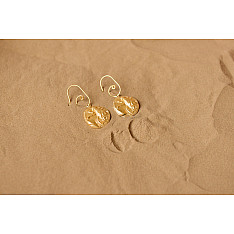 Ottone ✡ Earring ✡ Fossil Dangler - 2 ✡ 9