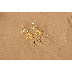 Ottone ✡ Earring ✡ Fossil Dangler - 2 ✡ 9