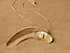 Ottone ✡ Necklace ✡ Fossil Pendent S - 3 ✡ 32