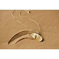 Ottone ✡ Necklace ✡ Fossil Pendent S - 3 ✡ 32