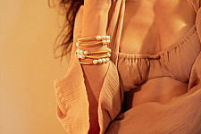 Ottone | Bubble Bangles - Single Piece ( Two Size Options )