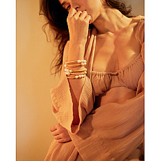 Ottone | Bubble Bangles - Single Piece ( Two Size Options )
