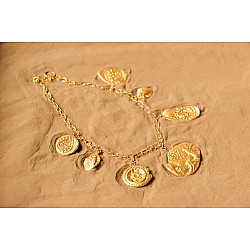 Ottone ✡ Necklace ✡ Fossil Charm - 3 ✡ 46