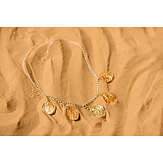 Ottone ✡ Necklace ✡ Fossil Charm - 2 ✡ 45