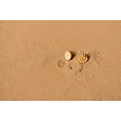Ottone ✡ Earring ✡ Fossil Stud - 3 ✡ 20