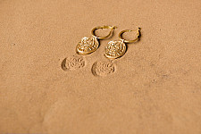 Ottone ✡ Earring ✡ Fossil Hoops - 3 ✡ 16