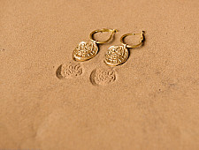 Ottone ✡ Earring ✡ Fossil Hoops - 3 ✡ 16