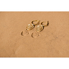 Ottone ✡ Earring ✡ Fossil Hoops - 3 ✡ 16