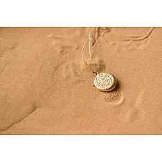 Ottone ✡ Necklace ✡ Fossil Pendent S - 5 ✡ 34
