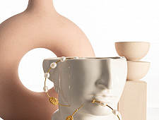 Ottone | Bold Beneath - Pearl Moon Hoops 