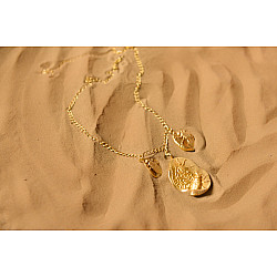 Ottone ✡ Necklace ✡ Fossil Charm - 1 ✡ 44