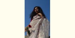 Shaahi ❂ Tissue Silk Hand Embroidered Gulaab Saree ❂ 20