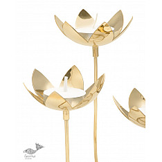 Designer Crafts Products ✫ Lotus Cluster (Two Options - Copper / Brass)