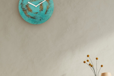  Wall O Clock (Verdi Gris Finish) 