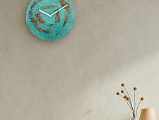  Wall O Clock (Verdi Gris Finish) 