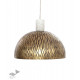 brass and wood Ceiling lamp