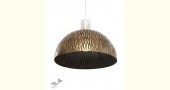 brass and wood Ceiling lamp