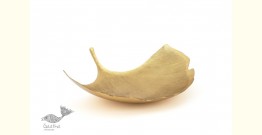 Trataka | Ginkgo Leaf Platter - Brass (Two options Large/Small)