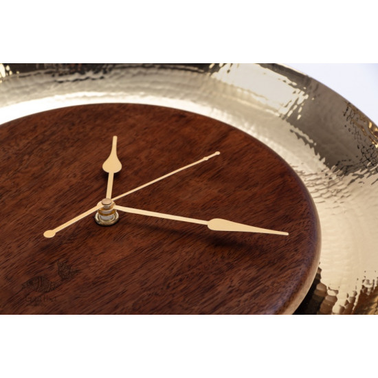 Wooden wall clock