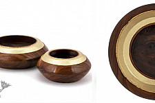 Trataka | Rosewood Gold Bowl (Two options Large/Small)