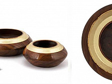 Trataka | Rosewood Gold Bowl (Two options Large/Small)