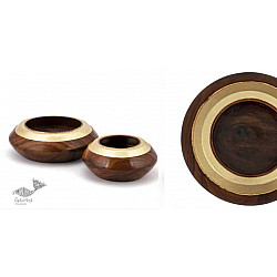 Trataka | Rosewood Gold Bowl (Two options Large/Small)