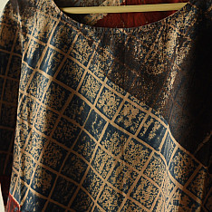 Natural Dyed ~ Ajrakh Cotton Top