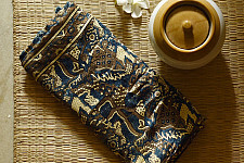 Shruti | Ajrakh Printed Modal Silk Saree