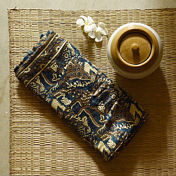 Shruti | Ajrakh Printed Modal Silk Saree