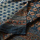 Online  Ajrakh Block Print - Mulmul Cotton Saree