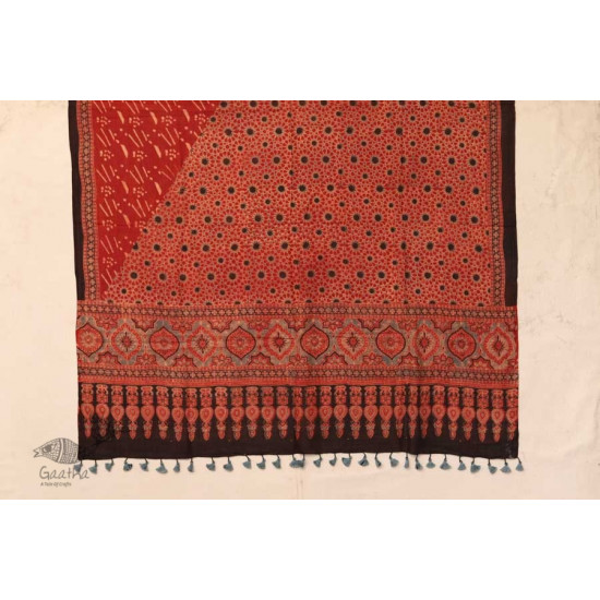 शोभना . Shobhna ❋ Mul Cotton Ajrakh Dupatta - 1