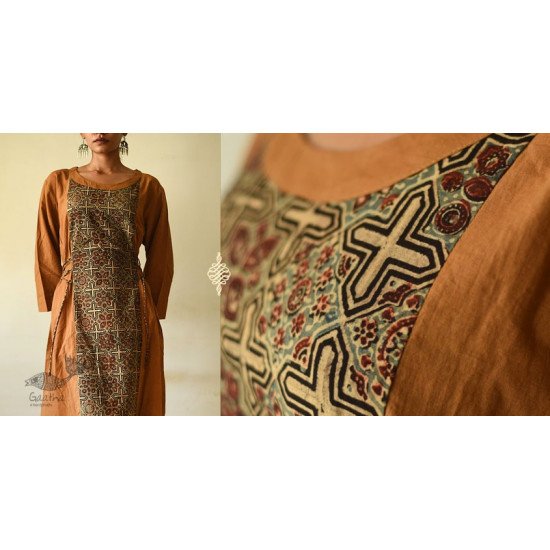 shop cotton dress ajrakh prints