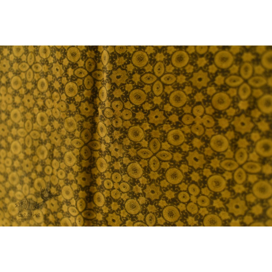 shop Silk Woolen Shawl - Mustard Yellow & Dark Brown