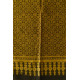 shop Silk Woolen Shawl - Mustard Yellow & Dark Brown