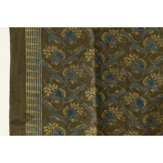 shop Ajrakh Block Print ~ Handloom Linen dupatta