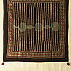 shop Hand Block Printed - Square Ajrakh Cotton Black Scarf