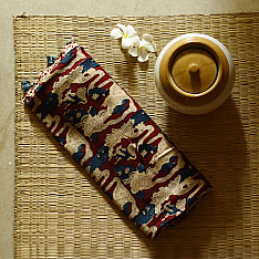 Shruti | Ajrakh Block Printed Modal Silk Saree