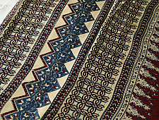 Shruti | Ajrakh Block Printed Modal Silk Saree