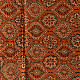 shop Hand Block Printed - Square Ajrakh Cotton Brown Scarf
