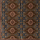 shop Hand Block Printed - Ajrakh Cotton Brown Stole