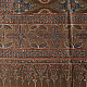 shop Hand Block Printed - Ajrakh Cotton Brown Stole