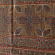 shop Hand Block Printed - Ajrakh Cotton Brown Stole