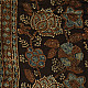 Natural Dyed Ajrakh - Modal Silk Black Stole With Flower Motif